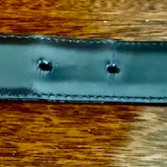 Vintage FERRAGAMO Men's Reversible BLACK/BROWN LEATHER Belt, Gancini, US Size 34 - Picture 7 of 9